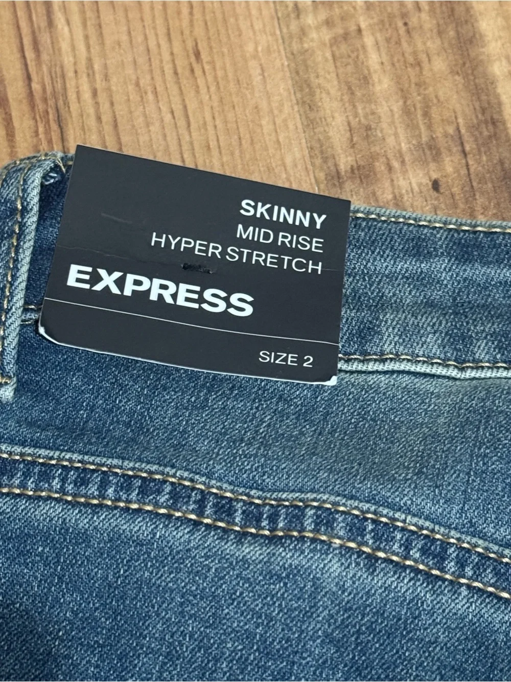 Express Women’s Dark Blue Skinny Jeans